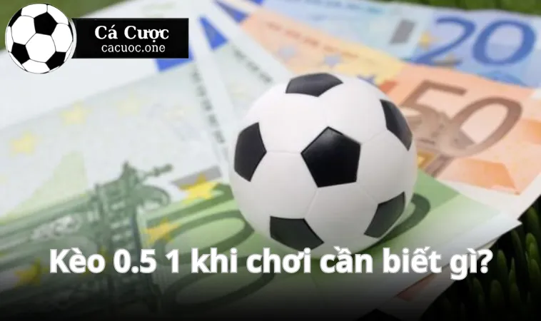 Kinh nghiệm chơi kèo 0.5 - 1 hiệu quả